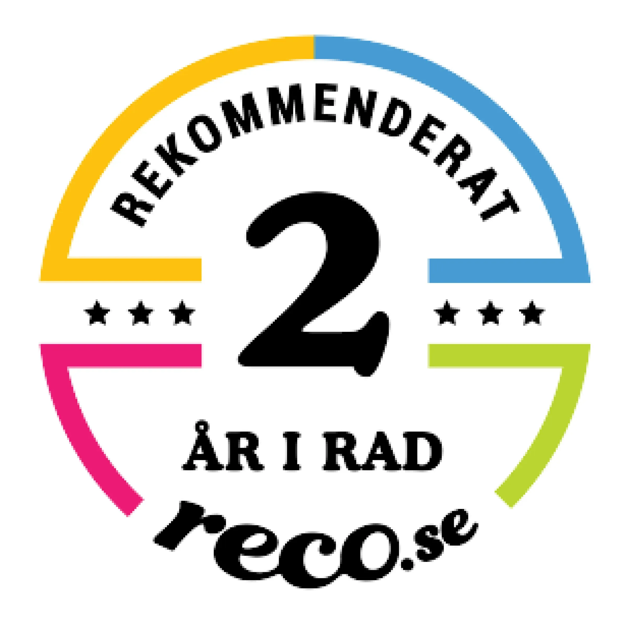 Reco rekommenderad 2 år i rad